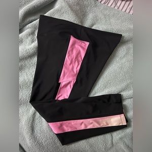 Ombré pink yoga pants VS